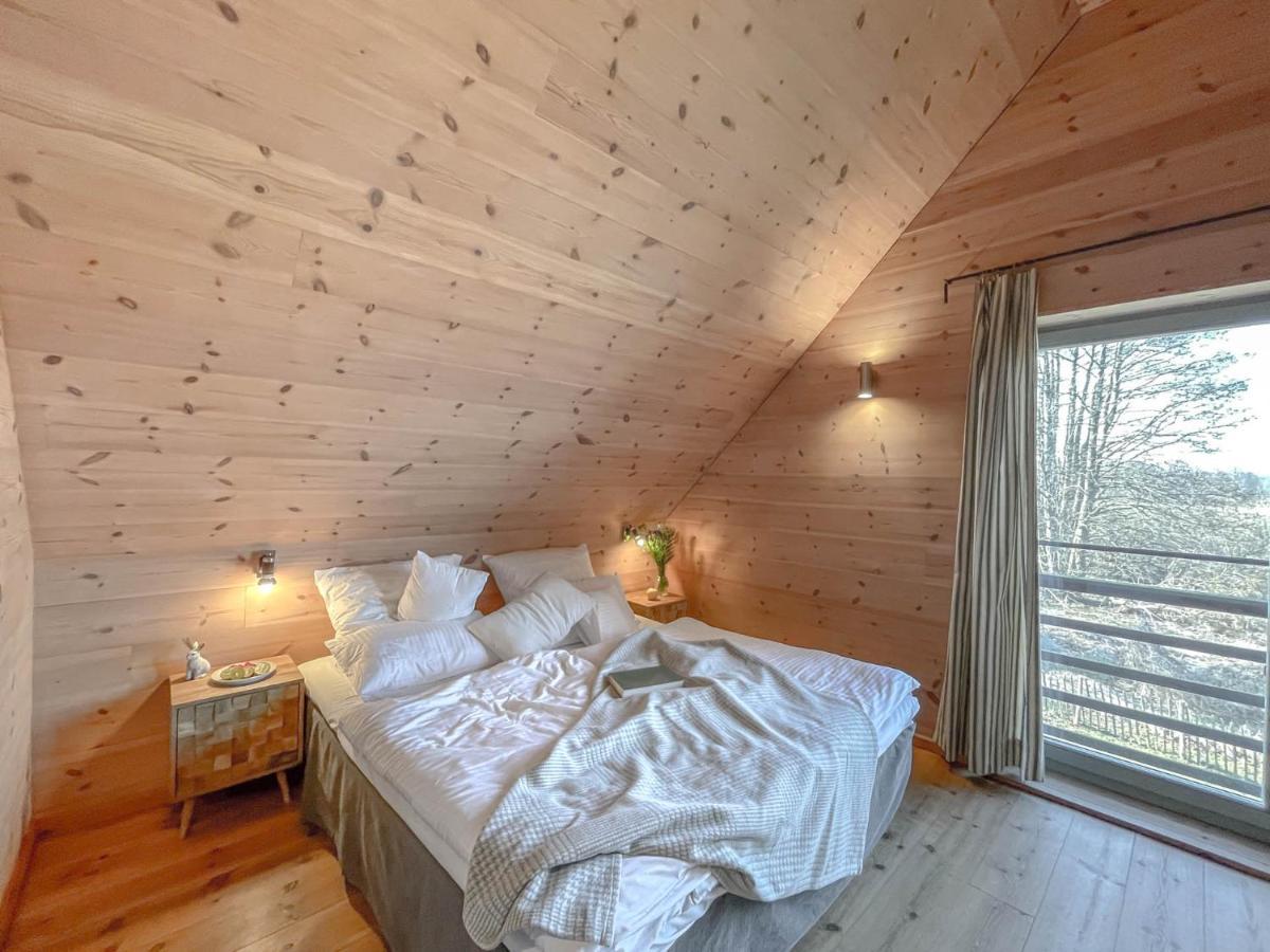 Traumhaff Kustenchalets: Lärchenwoodchalets mit Kamin und Sauna an der Ostsee Vogelsang-Warsin Exterior photo