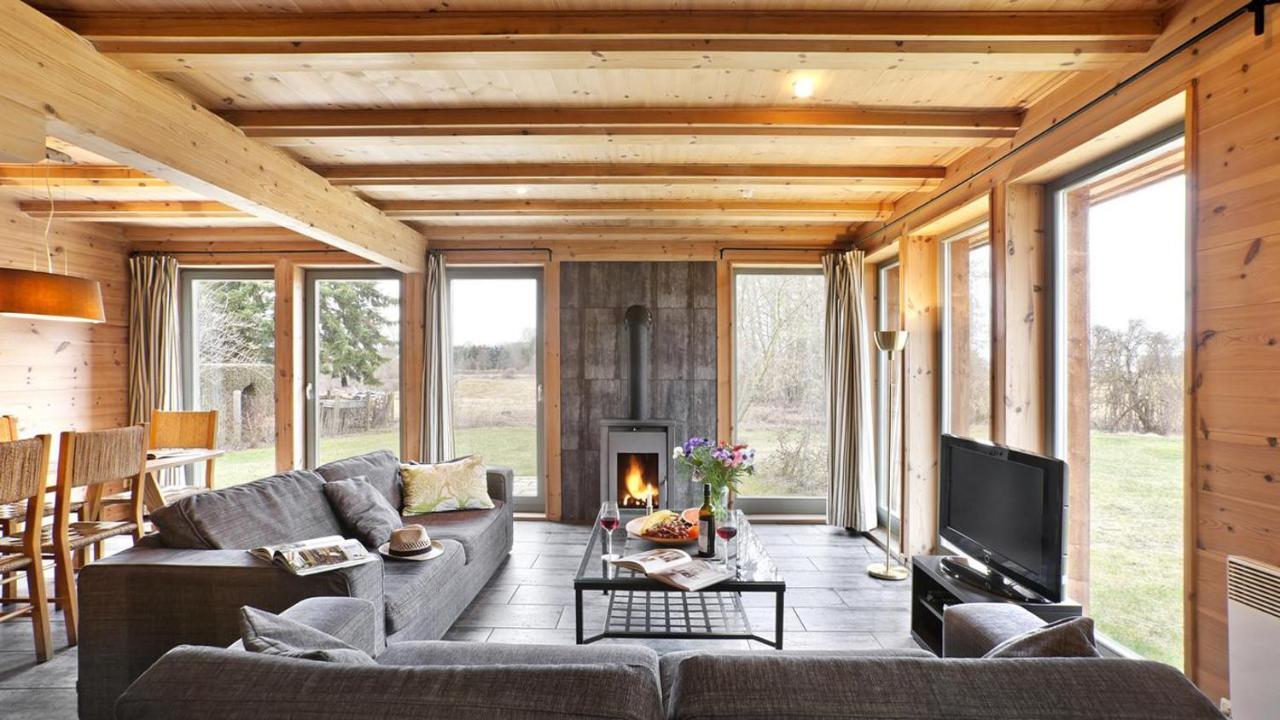 Traumhaff Kustenchalets: Lärchenwoodchalets mit Kamin und Sauna an der Ostsee Vogelsang-Warsin Exterior photo